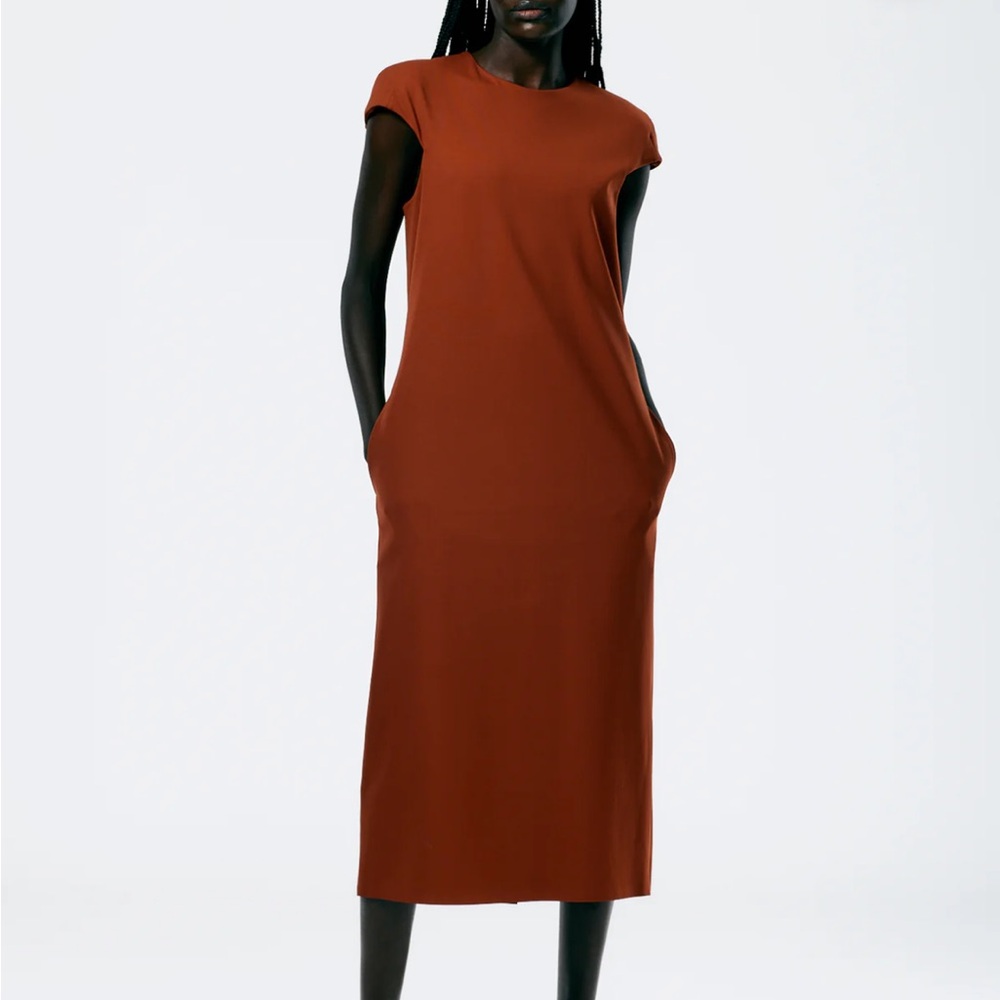 Tibi Compact Ultra Stretch Midi Dress